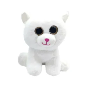PELÚCIA OLHINHOS GATINHO BRANCO