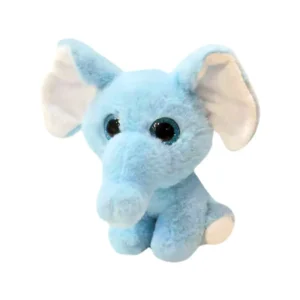 PELÚCIA OLHINHOS ELEFANTE AZUL