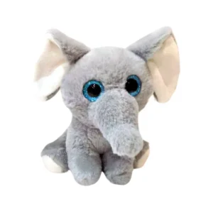 PELÚCIA OLHINHOS ELEFANTE CINZA
